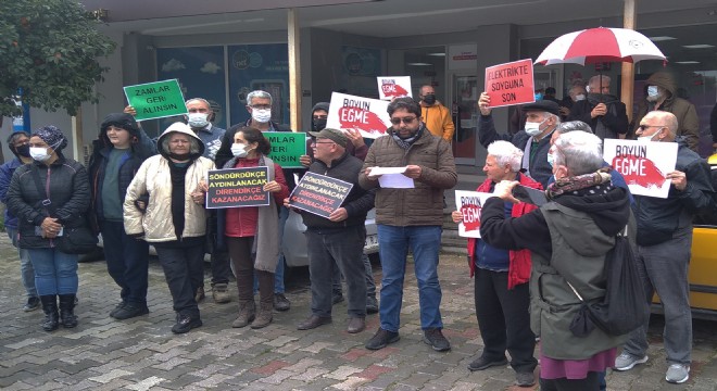 Elektrik zamlarına karşı ortak protesto!