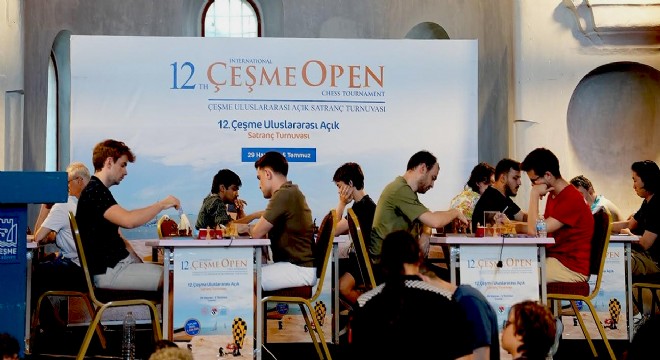 12. Uluslararası Çeşme Açık Satranç Turnuvası başladı