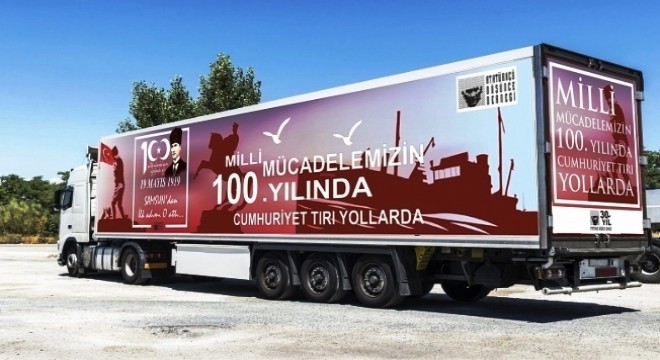 ADD Cumhuriyet TIR ı Çeşme ye geliyor