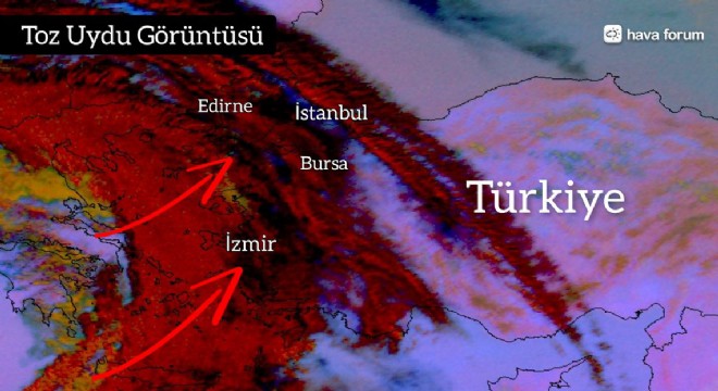 Afrika toz bulutu Çeşme’de