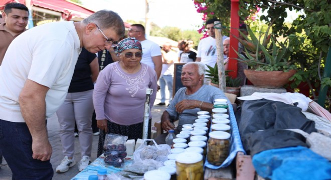 Başkan Cemil Tugay Çeşme de