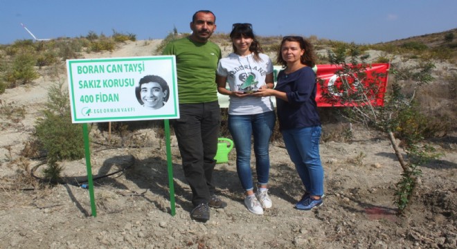 Çeşmeli Boran sakız fidanlarında yaşayacak…