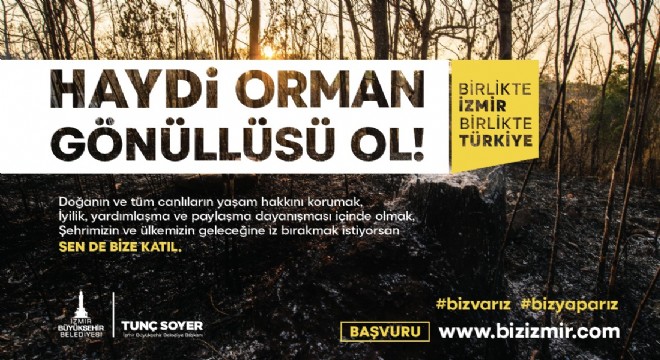 Büyükşehir Orman Gönüllüleri Ekibi kuruyor