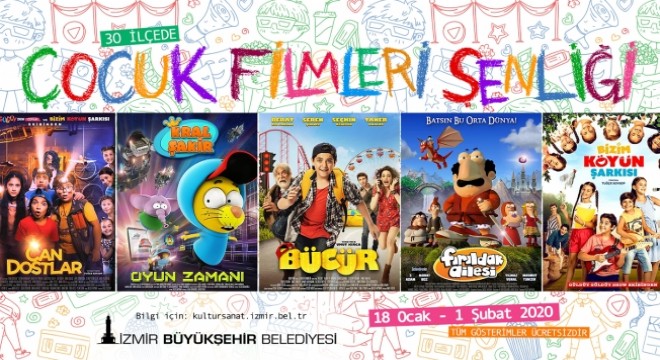 Büyükşehir'den Çeşmeli çocuklara tatil sineması