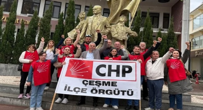 CHP Çeşme İlçe Başkanı Onur dan veda mesajı 