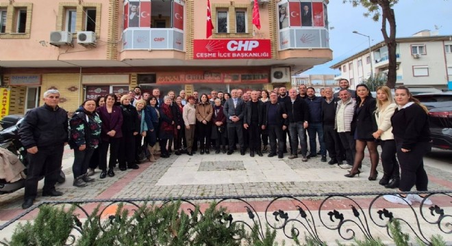 CHP Çeşme de Bayram buluşması