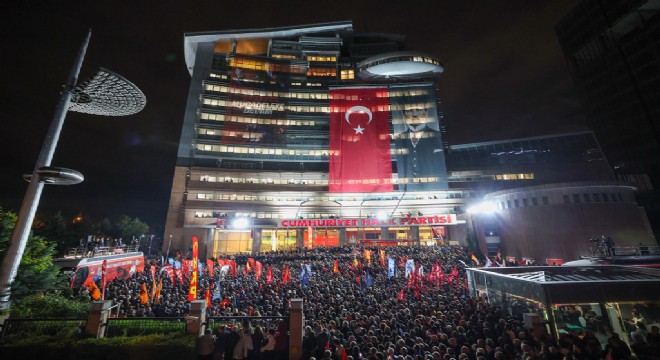 CHP Genel Merkezi nde tahliye gerginliği
