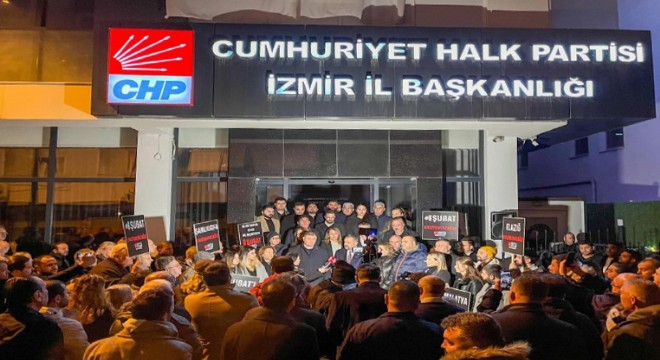 CHP İzmir İl Örgütünden 6 Şubat anması