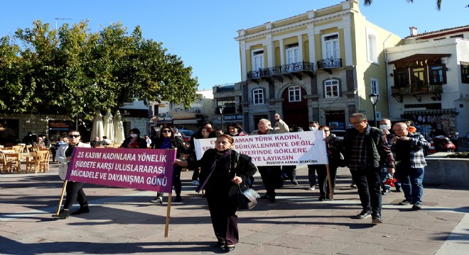 CHP li kadınlar,  Şiddete Hayır  dediler