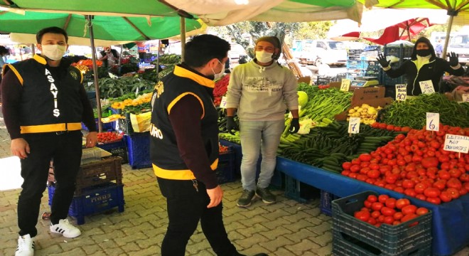 Çeşme Emniyeti’nden Pazar denetimi!