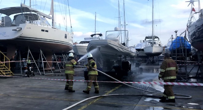 Çeşme Marina’da Başarılı Bir Yangın Tatbikatı