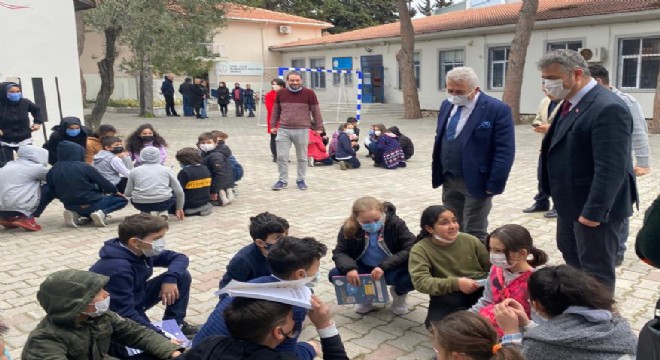 Çeşme Okullarında deprem tatbikatı