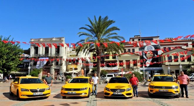 Çeşme Taksi de lüks araçlarla konfor arttı