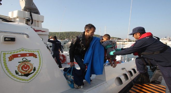 Çeşme’de 138 göçmeni Sahil Güvenlik kurtardı!