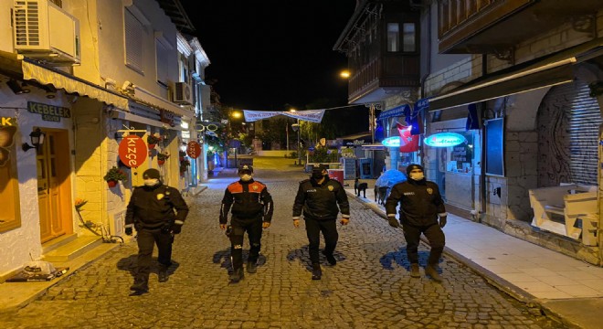 Çeşme de 56 saatlik kısıtlama başladı