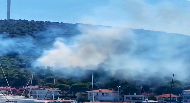 Çeşme de 7. Karadağ yangını!