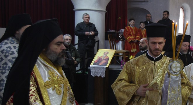 Çeşme'de Aya Haralambos isim günü ayini!