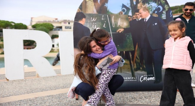 Çeşme de “Harflerin Çeşmesi” çalışması!