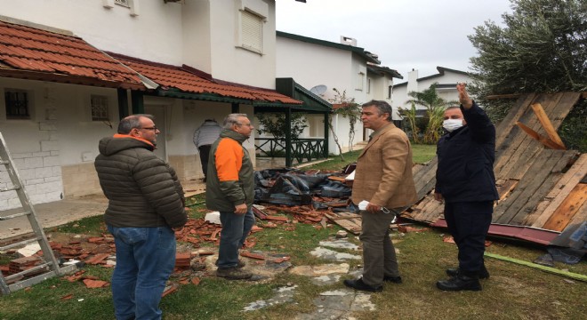 Çeşme’de Hortum paniği!