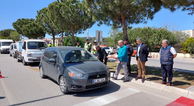 Çeşme de  Yaya Farkındalığı  etkinliği