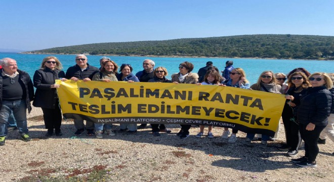 Çeşme de çevrecilerden protesto!