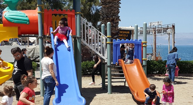 Çeşme'de çocuklar çıldırdı!