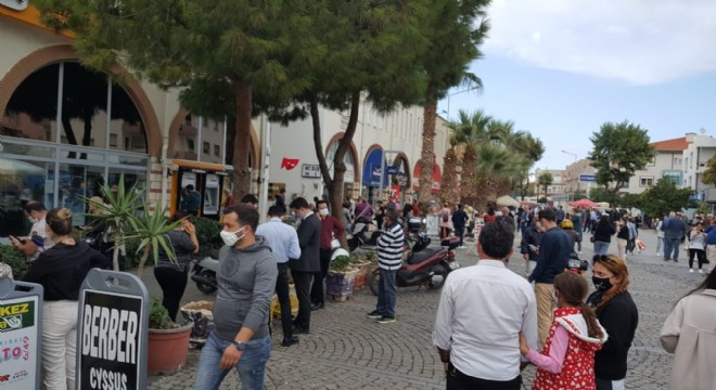 Çeşme’de deprem paniği!