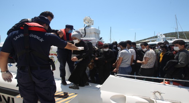 Çeşme’de düzensiz göçmen operasyonu