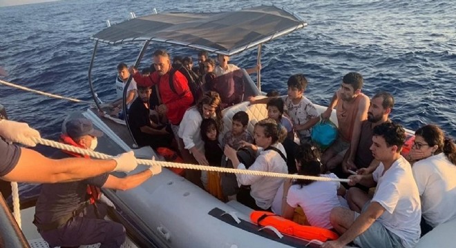 Çeşme de düzensiz göçmen operasyonu!