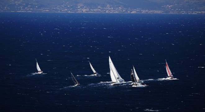 Çeşme de yelken heyecanı