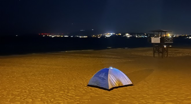 Çeşme'de yeni trend: Çadır turizmi