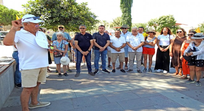 Çeşme deki STK lardan Su protestosu!