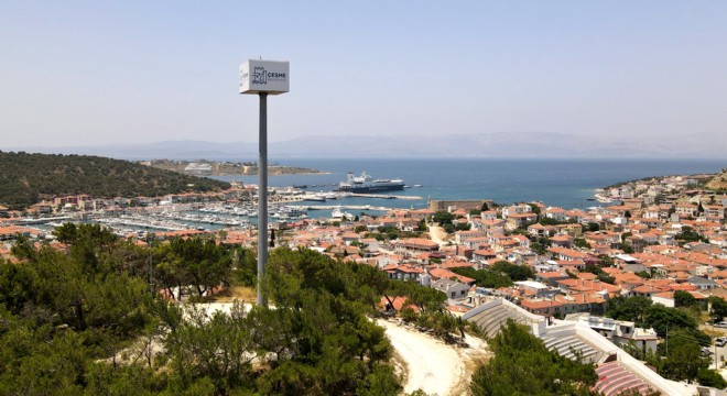 Çeşme’nin yeni simgesi Baz İstasyonu oldu!