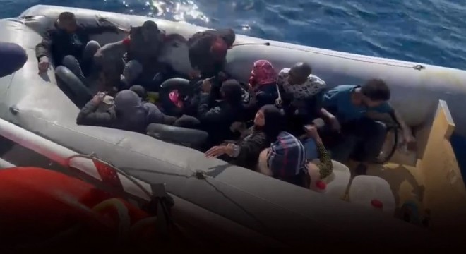 Çeşme ve Seferihisar da 82 düzensiz göçmen!