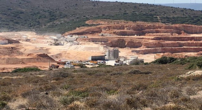 Germiyan da yine taş ocağı keşfi