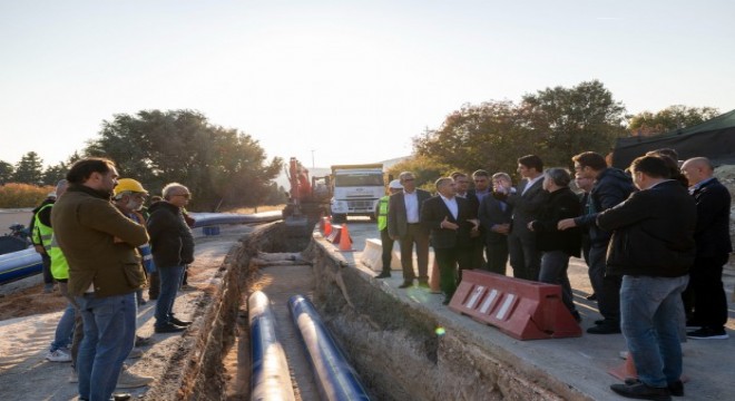 İZSU dan Çeşme ye 300 km lik yeni içme suyu hattı