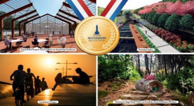 İzmir Büyükşehir Belediyesi nin projelerine ödül yağdı