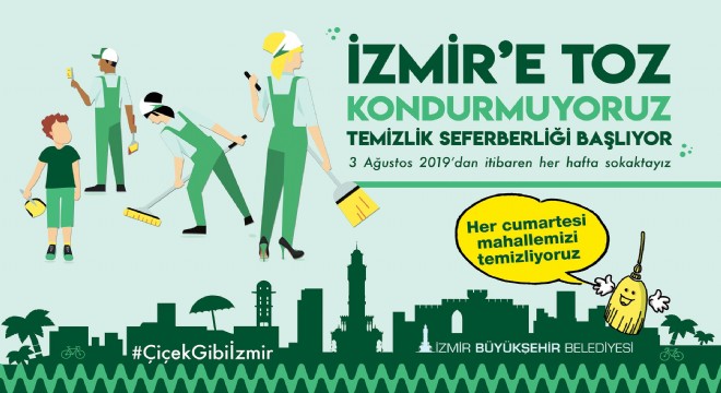 İzmir’de temizlik seferberliği başlıyor