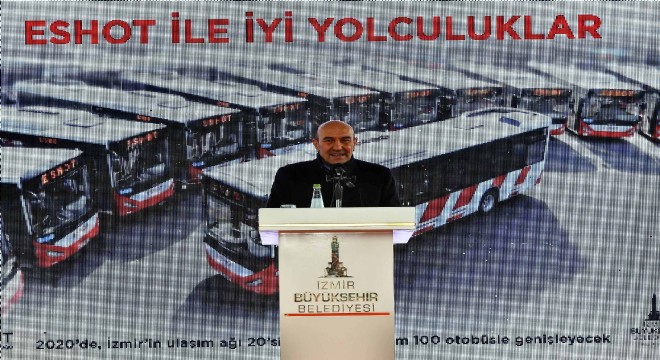 İzmir e yerli üretim 15 yeni otobüs