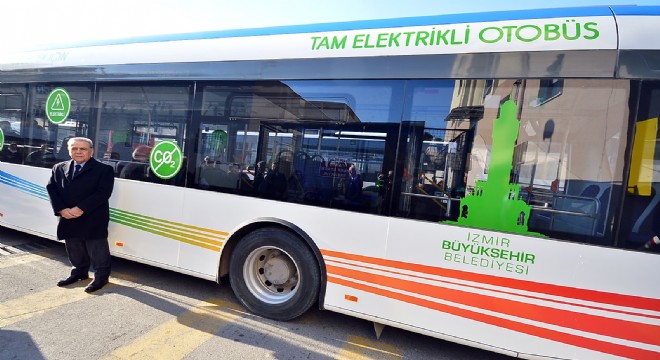 İzmir’in elektrikli otobüsleri geldi