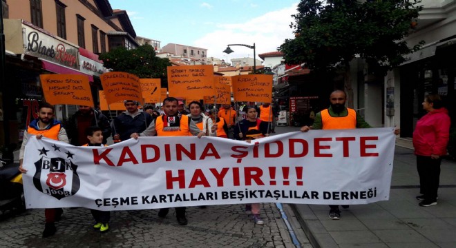 Kadınlara şiddete karşı  Turuncu Yürüyüş 