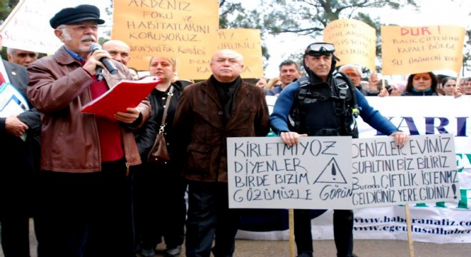 Karaburun da Balık Çiftliği tepkisi