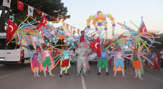 Karaburun da kurtuluş coşkusu.