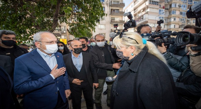 Kılıçdaroğlu İzmir’de sel mağdurlarını ziyaret etti