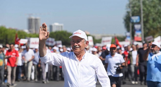 Kılıçdaroğlu  Zafer Yürüyüşü ne katılıyor!