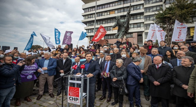 “Kimse belediye emekçileri yalnız sanmasın”