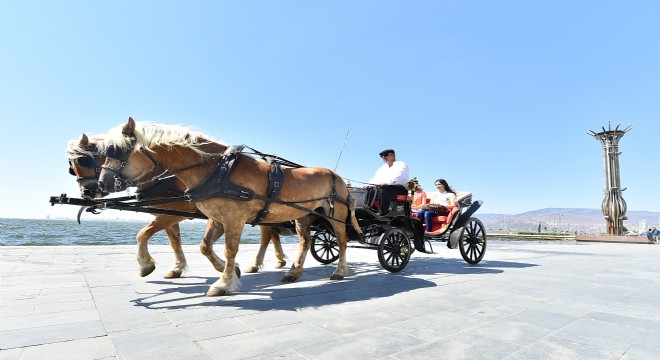 Kordon a  elektrikli faytonlar  geliyor