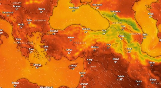 Meteoroloji den sıcak hava uyarısı!