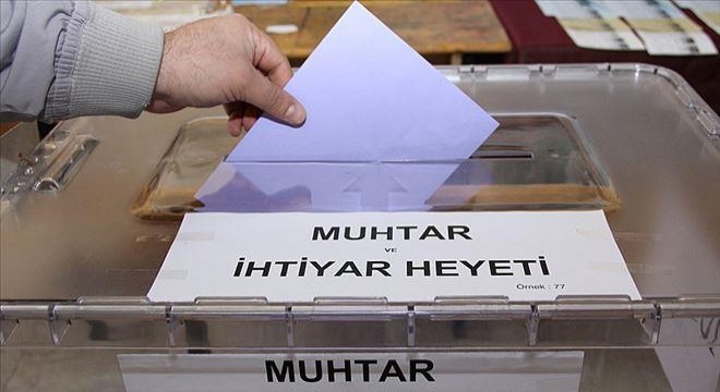 Muhtar adaylarına afiş uyarısı