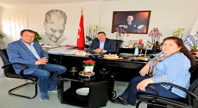 PSAKD Genel Başkanı Kaplan, Başkan Oran ı ziyaret etti